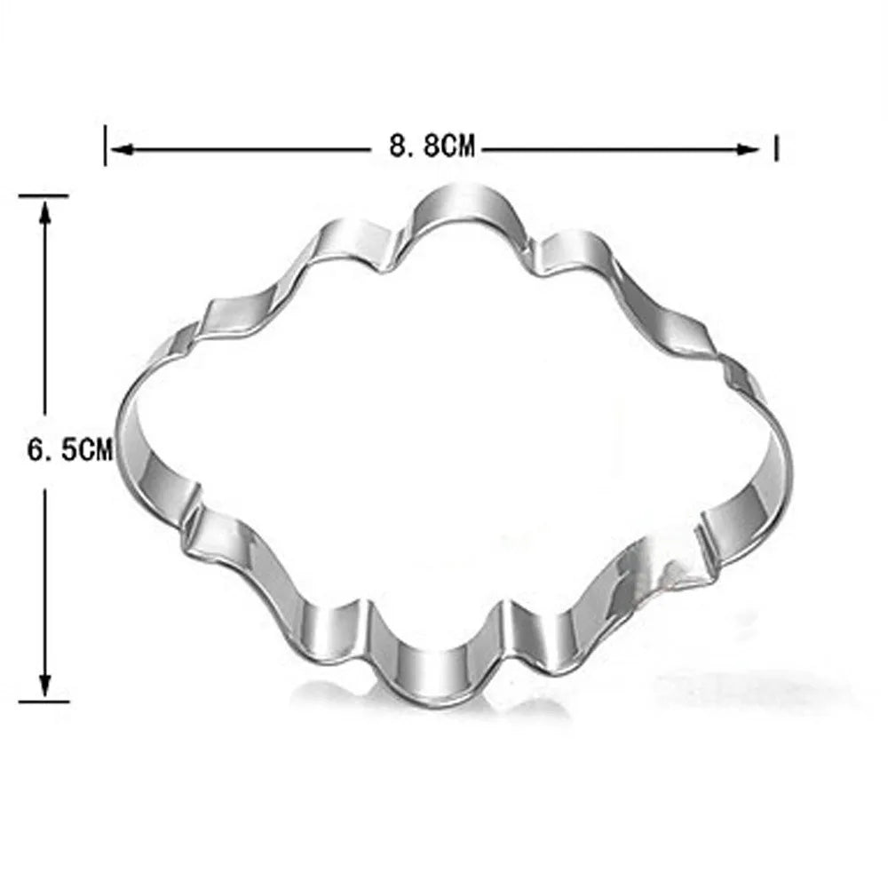 3pcs Stainless Steel Cookie Cutter Set