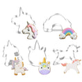 Load image into Gallery viewer, 5Pcs Set Unicorn Cookie Cutter
