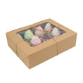 Load image into Gallery viewer, 6 Pk, 12 Hole Cupcake Boxes With Clear Window SOLD OUT
