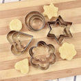 Load image into Gallery viewer, 3pcs Set Geometric Star, Heart, Flower or Round Cookie Cutter
