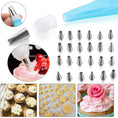 Load image into Gallery viewer, 24 Pc Piping Tips and Pastry Bag Tool Set
