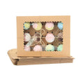 Load image into Gallery viewer, 6 Pk, 12 Hole Cupcake Boxes With Clear Window SOLD OUT
