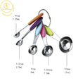 Load image into Gallery viewer, 10 Pcs Food Grade Stainless Steel Measuring Spoon and Cup Set
