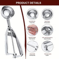 Load image into Gallery viewer, 3pcs Stainless Steel Cookie Dough Scoop Set
