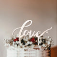 Load image into Gallery viewer, Wooden Wedding Cake Toppers
