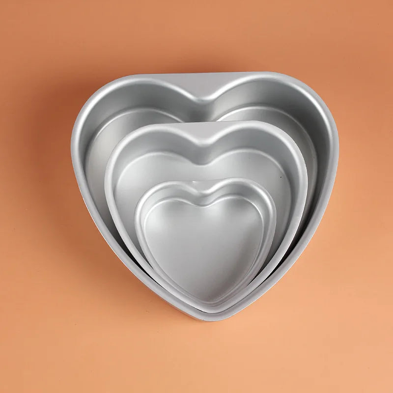 Heart-Shaped, Non-Stick Aluminum Alloy Baking Pans