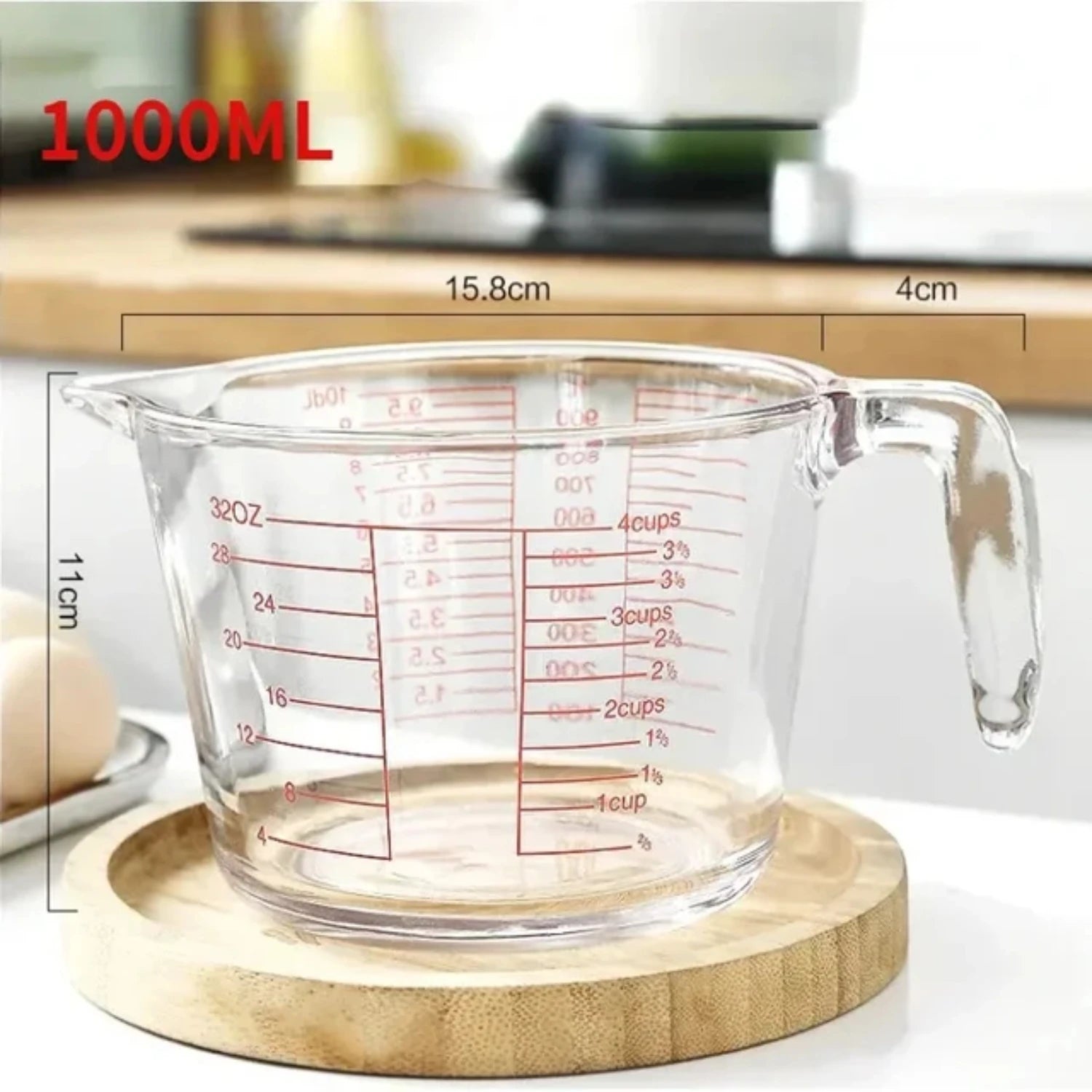 2 cup/4 cup Glass Measuring Cups