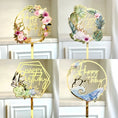 Load image into Gallery viewer, Gold Acrylic Happy Birthday Cake Toppers
