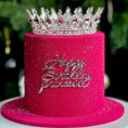 Load image into Gallery viewer, Crystal Crown Cake Topper
