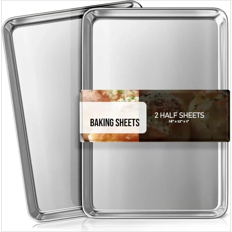 2 Pack Baking/Cookie Sheet Set