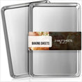 Load image into Gallery viewer, 2 Pack Baking/Cookie Sheet Set
