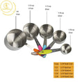 Load image into Gallery viewer, 10 Pcs Food Grade Stainless Steel Measuring Spoon and Cup Set
